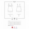 Сорочка 853-CHE-3 chemise & thong red L/XL