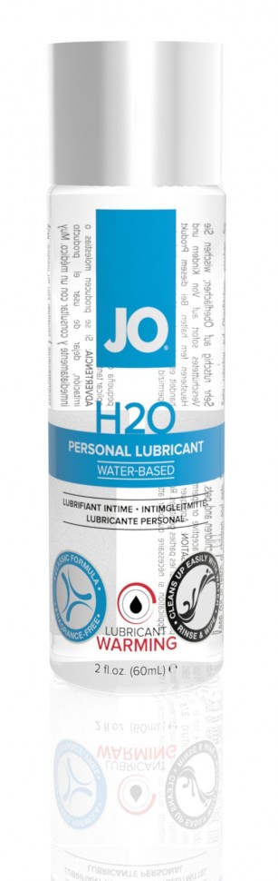 Зігрівальна змазка на водній основі System JO H2O WARMING (60 мл) з екстрактом перцевої м’яти