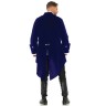 Довге оксамитове пальто синього кольору Leg Avenue, розмір L