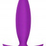 Анальная пробка Bubble Butt Player Starter пурпурная, 10х2,5 см