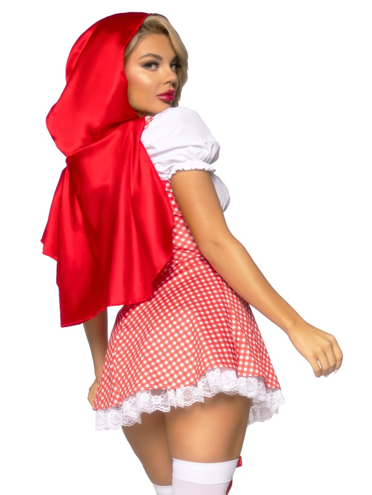 Костюм Червоної Шапочки М Leg Avenue Fairytale Miss Red, 2 предмети, червоний