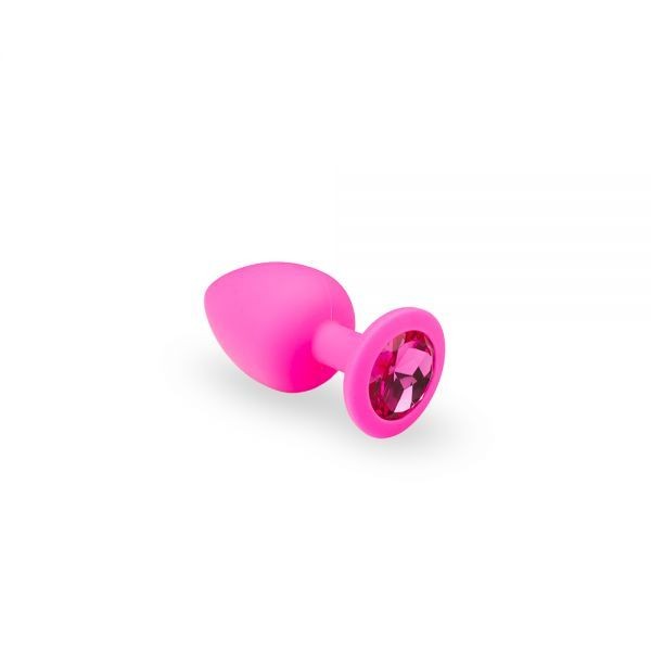 Анальна пробка Soft Silicone Pink Silicone Pink-Rhodolite, S