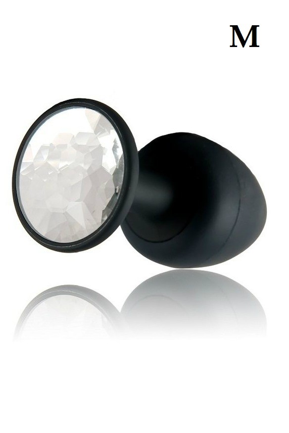 Анальна пробка Dorcel Geisha Plug Diamond L з кулькою всередині, створює вібрації, макс. діаметр 4 с