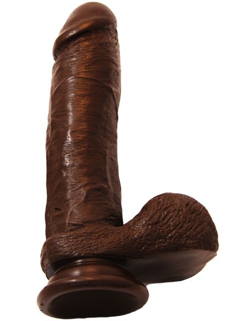 Фаллоимитатор Realistic Cock, черный, 18Х4,5 см