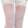 Панчохи білі Sheer Stockings O/S