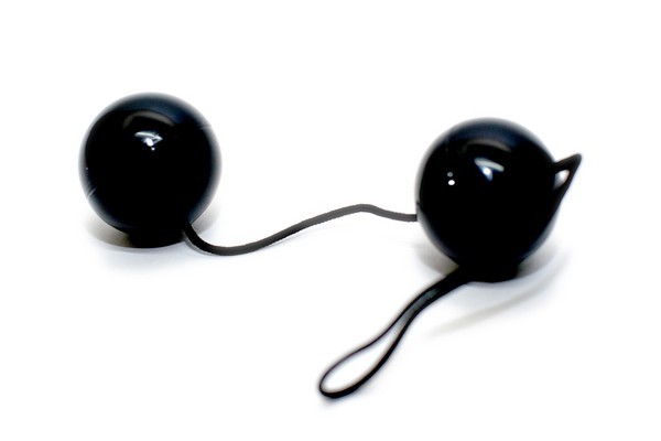 Вагинальные шарики "Duotone" черный
