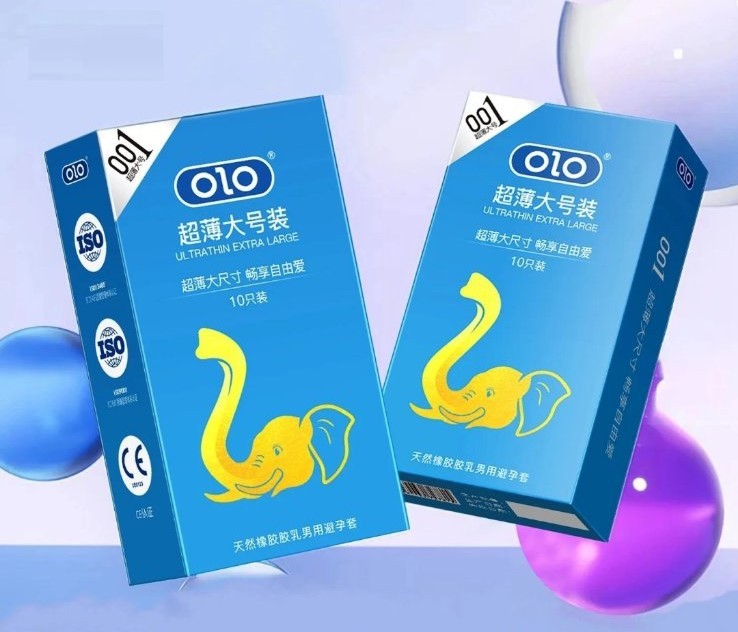 Презервативи OLO ультратонкі Extra Large XL (упаковка 10 шт)