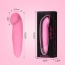 Мінівібратор SEXUAL LOVE для стимуляції клітора зі скошеною голівкою рожевий