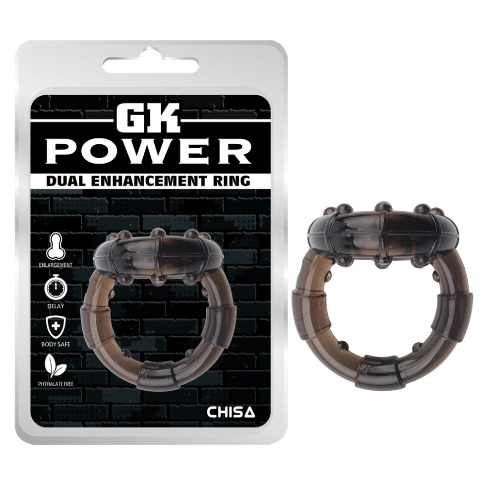 Ch87346 ерекційне кільце GK Power DUAL ENHANCEMENT RING Chisa