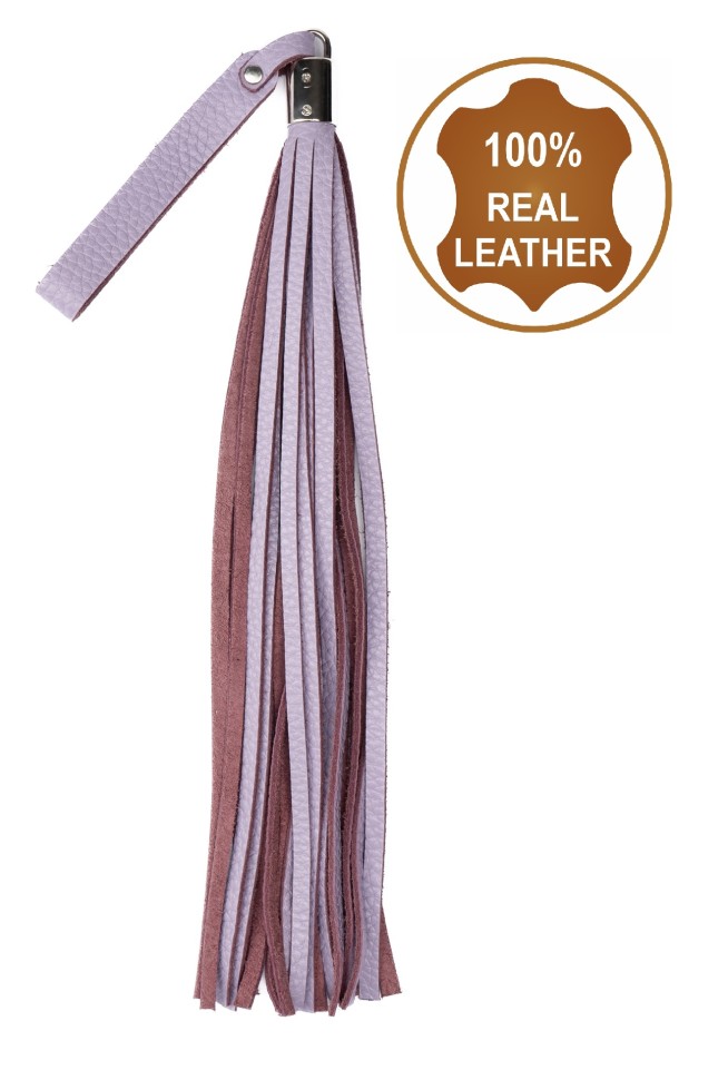 Флогер з натуральної шкіри Flirty Soft Leather - Lavender, BM-00028
