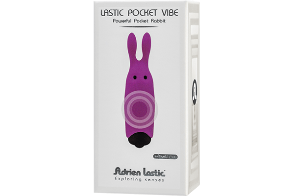 Вібропуля Adrien Lastic-Pocket Rabbit Purple, 33483
