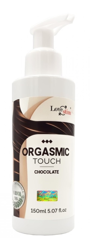 Ароматизований лубрикант та масажний гель 2 в 1 з збуджуючим ефектом Love Stim - Orgasmic Touch Chocolate, 150 ml