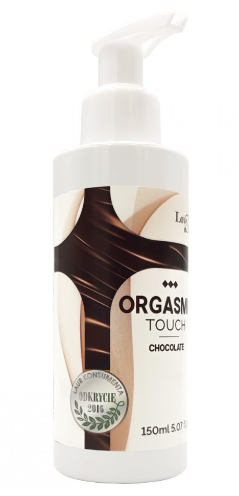 Ароматизований лубрикант та масажний гель 2 в 1 з збуджуючим ефектом Love Stim - Orgasmic Touch Chocolate, 150 ml