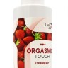 Ароматизований лубрикант та масажний гель 2 в 1 з збуджуючим ефектом Love Stim - Orgasmic Touch Strawberry, 150 ml