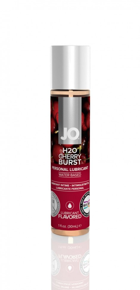 Змазка на водній основі System JO H2O — Cherry Burst (30 мл) без цукру, рослинний гліцерин
