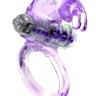 Ерекційне вібро кільце BOSS Rabbit Vibro Cock Ring Purple