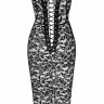 Мереживна сукня, F301 Noir Handmade Catalyst зі шнурівкою, чорна, розмір S