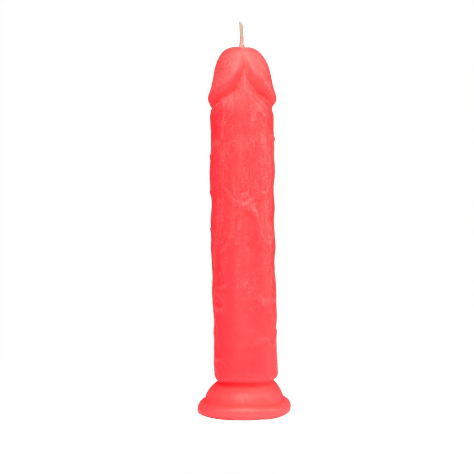 Свічка LOVE FLAME - Dildo Roma Red Fluor, CPS03-RED