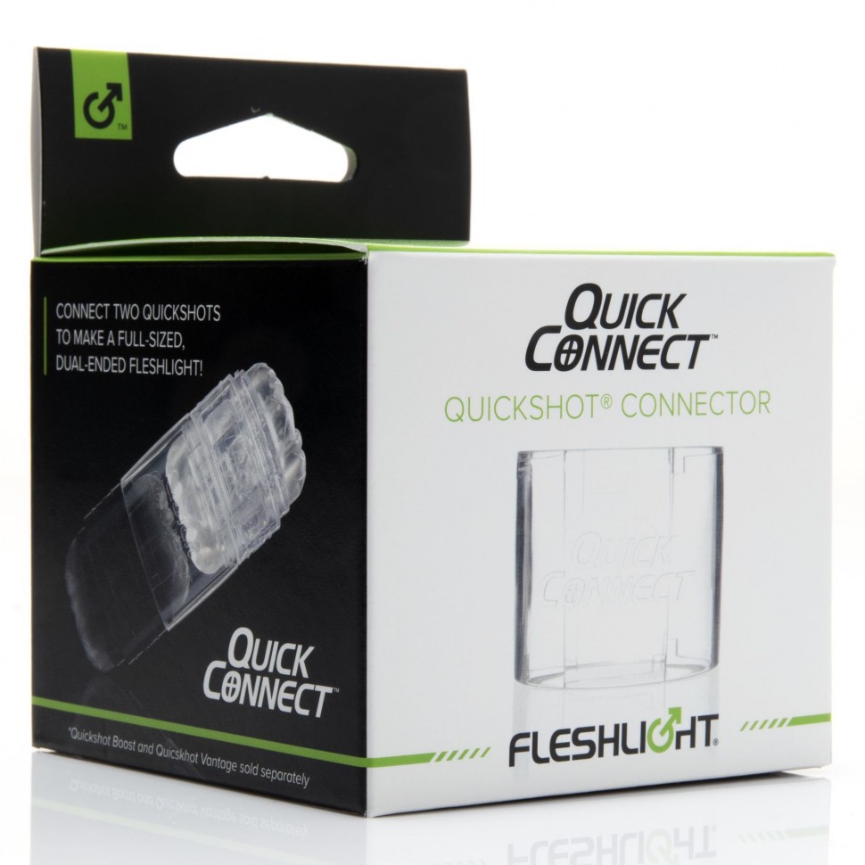 Адаптер Fleshlight Quickshot Quick Connect для соединения двух Квикшотов в одну игрушку