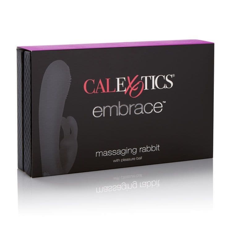 Вибромассажер Embrace Massaging Rabbit 14х3,25 см. (пурпурный)