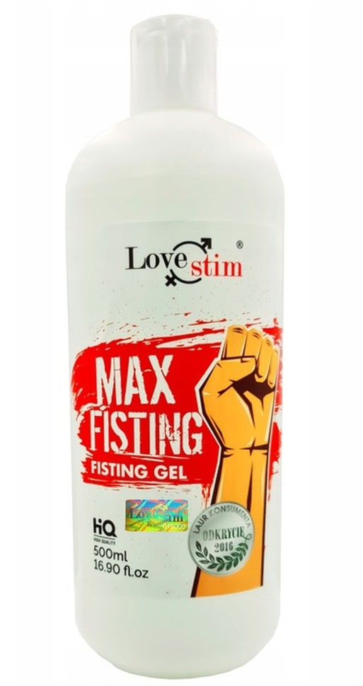 Гель лубрикант для фістингу на водній основі LoveStim  -  MAX Fisting, 500 ml