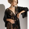 Сексуальный халат с кружевом Me-Seduce Barletta Lume di Luna, Black S
