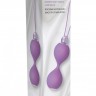 Mae B Elegant Soft Touch Love Balls - вагинальные шарики со смещенным центром тяжести (пурпурный)