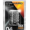 Насадка STAY HARD-COCK Sleeve 04, CLEAR, Бесцветный прозрачный