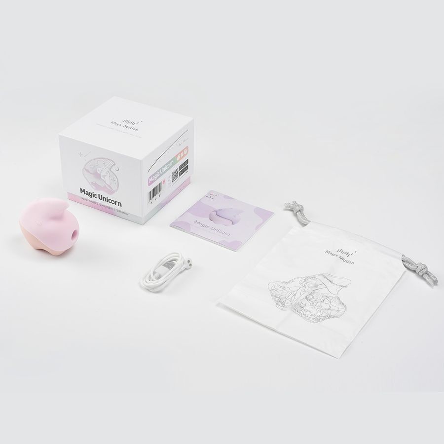Вакуумний кліторальний стимулятор Magic Motion Unicorn Pink