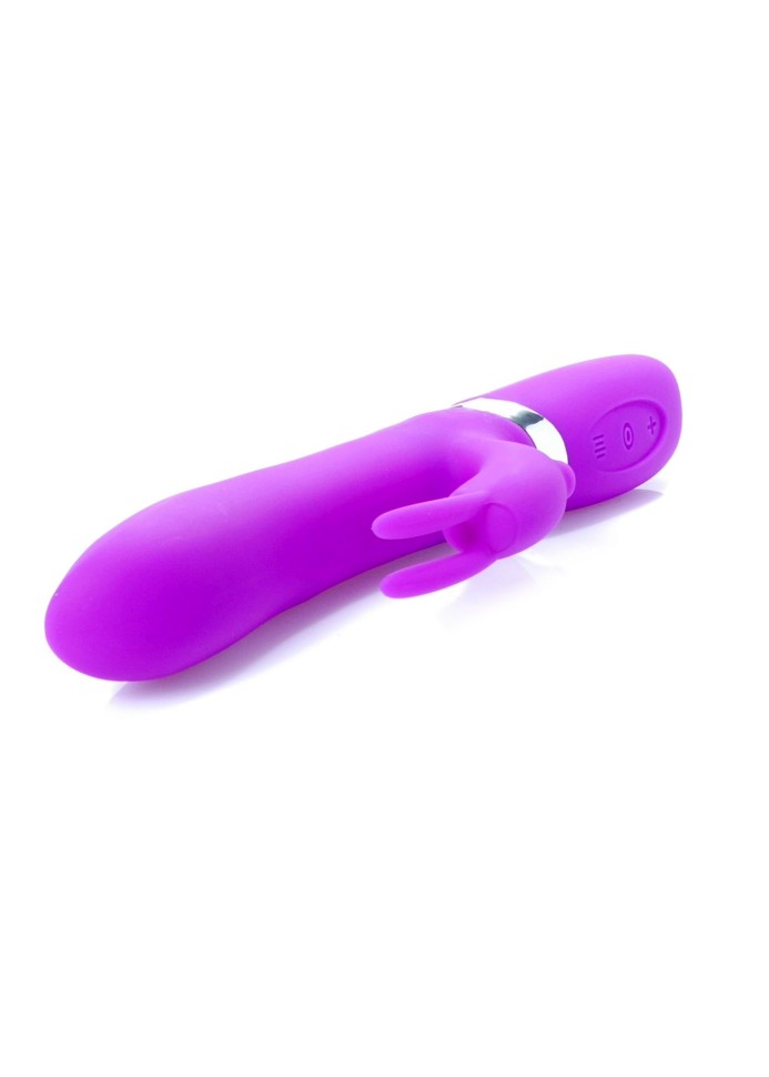 Вибратор-кролик CLARA Purple 12 функций вибрации и 6 пульсаций USB