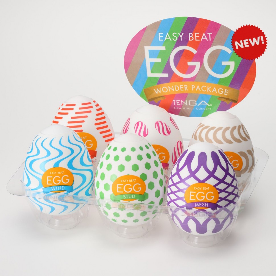 Набір яєць-мастурбаторів Tenga Egg Wonder Pack (6 яєць)