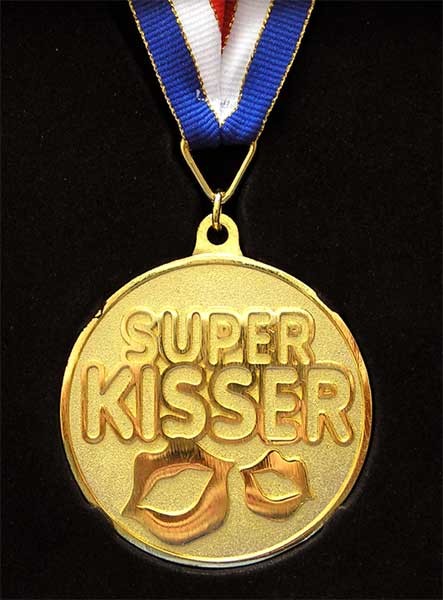 Медаль металл "Super KISSER"