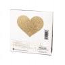 Пэстис - стикини Bijoux Indiscrets - Flash Heart Gold, наклеки на соски