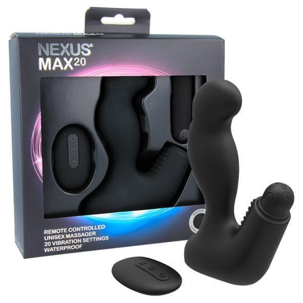 Nexus Max 20 Waterproof Remote Control Unisex Massager - массажер простаты, 10х4 см
