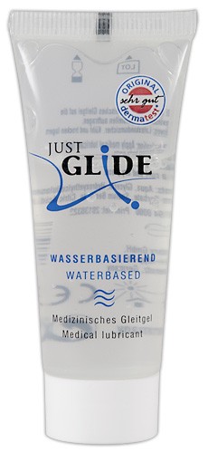 Лубрикант Just Glide Waterbased на водній основі, 20 мл