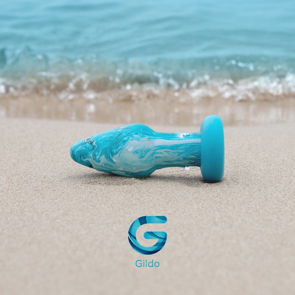 Скляна анальна пробка Gildo - Ocean Curl Glass Butt plug