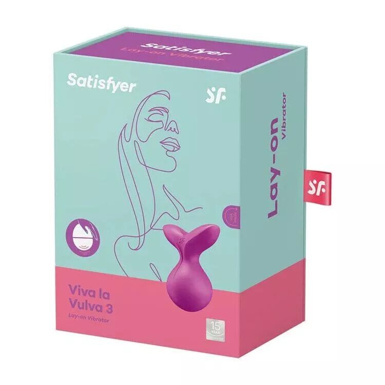 Мінівібромасажер Satisfyer Viva la Vulva 3 Violet
