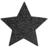 Пестіс - стикини Bijoux Indiscrets - Flash Star Black, наклейки на соски