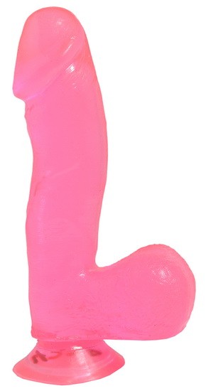 Фаллоимитатор "Basix", 14x3,5 см розовый