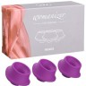 Комплект змінних насадок Womanizer L - фіолетовий (3шт)