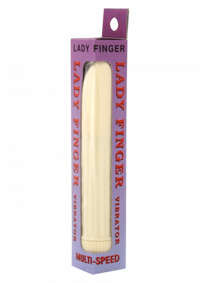 Вибратор пластиковый Lady Finger mini, 13Х2,5 см (черный)