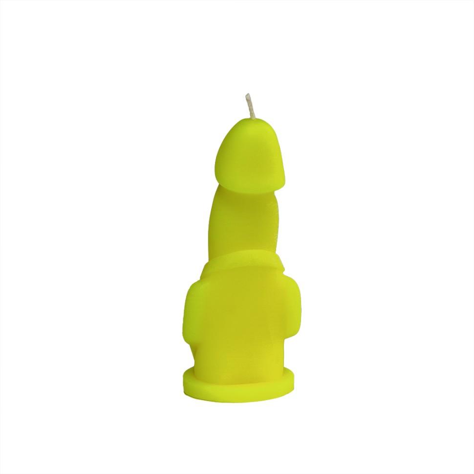 Свічка LOVE FLAME - Gentleman Yellow Fluor, CPS05-YELLOW
