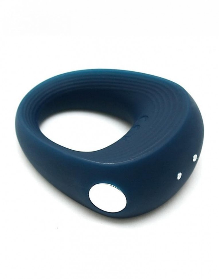 Satisfyer Vibro-Ring 2 Silicone - эрекционное кольцо с вибрацией, 5.5 см (синий) 