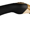 Вібратор нереалістичний рельєфний Shunga Zoa чорний, 26.5 х 3.8 см