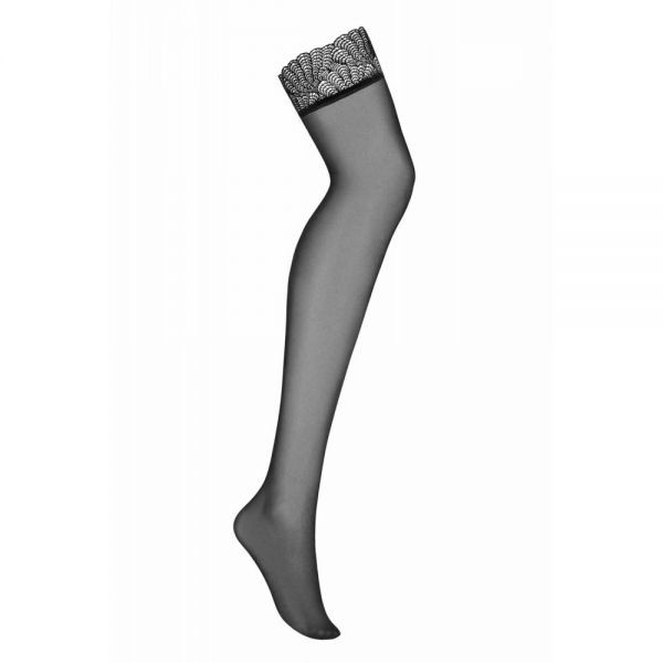 Чулки Obsessive Chiccanta stockings black S/M