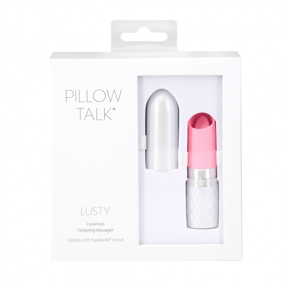 Вібратор Pillow Talk Lusty Luxurious Flickering Massager - Pink 