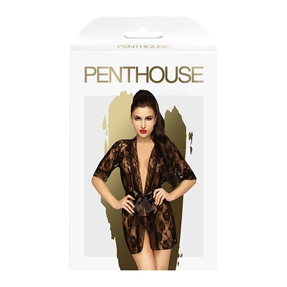 Комплект пеньюар Penthouse - Sweet Retreat Black XL (м'ята упаковка!!!)