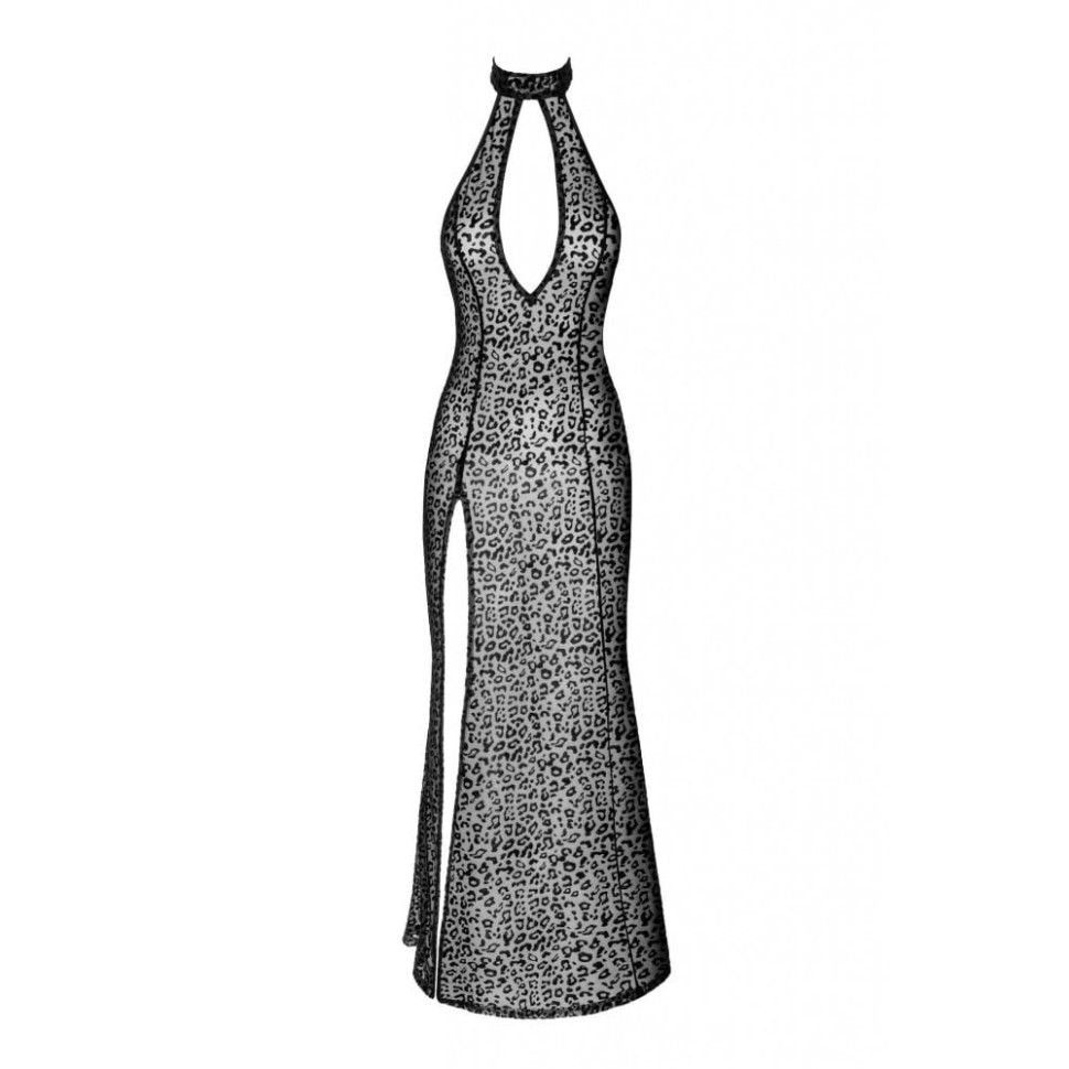 Сексуальна довга леопардова сукня Noir Handmade F288 Noir Dress long - black - M