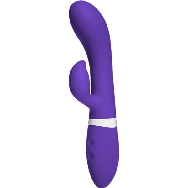 Вибратор кролик iVibe Select iRock 10,2х3,2 см фиолетовый