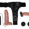 Страпон з вібрацією Ultra Passionate Harness Dual Penis 6,2", BW-022066Z